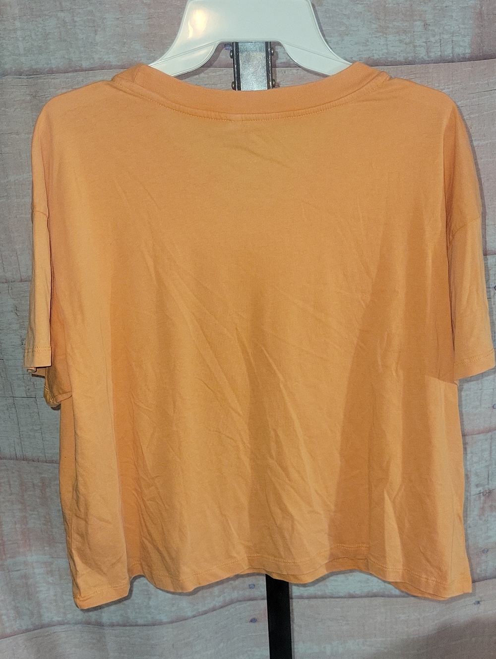 Goodie Two Sleeves Orange Pumpkin Crop Top - Picture 4 of 6